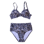 Adjustable Leopard Print Bikini with Underwire Support