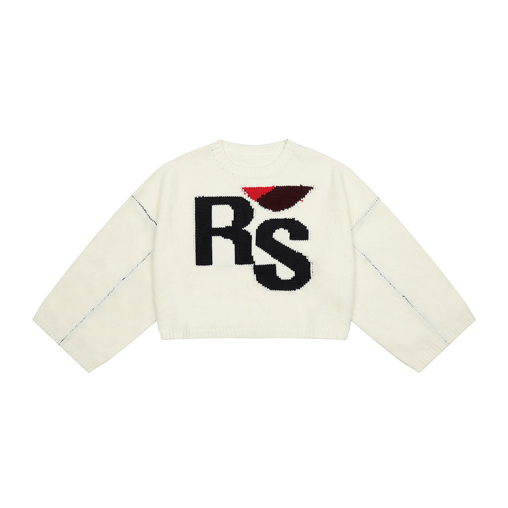 Loose-Fitting Round-Neck Knitted Sweater for Women