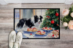 Border Collie Christmas Cookies Doormat