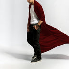 Men's Casual Long Slim Trench Coat