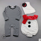 Christmas Infant Clothing Set - Baby Onesie 3-Piece