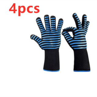 High Temperature Fireproof Barbecue Baking Gloves