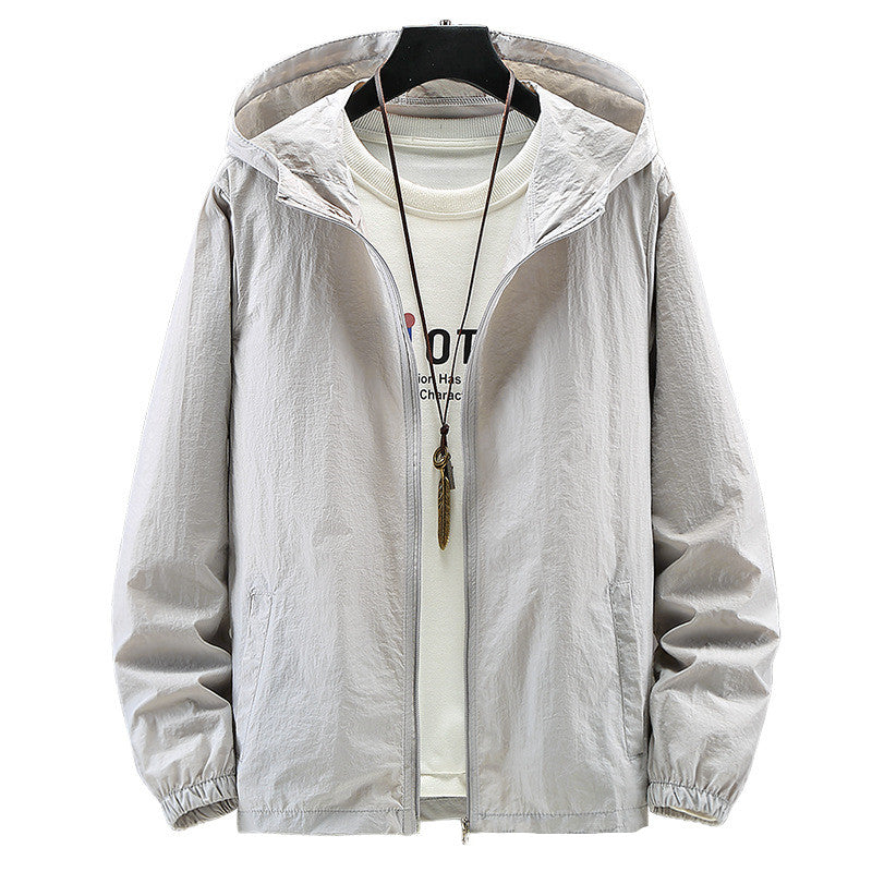 Customized Men's Outdoor UV Protection Windbreaker Coat