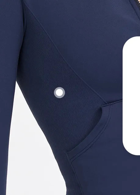 Women's Skinny Slim Zipper Short Stand Collar Coat
