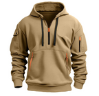 Cotton Dropped Shoulder Hooded Sweatshirt | Streetwear
