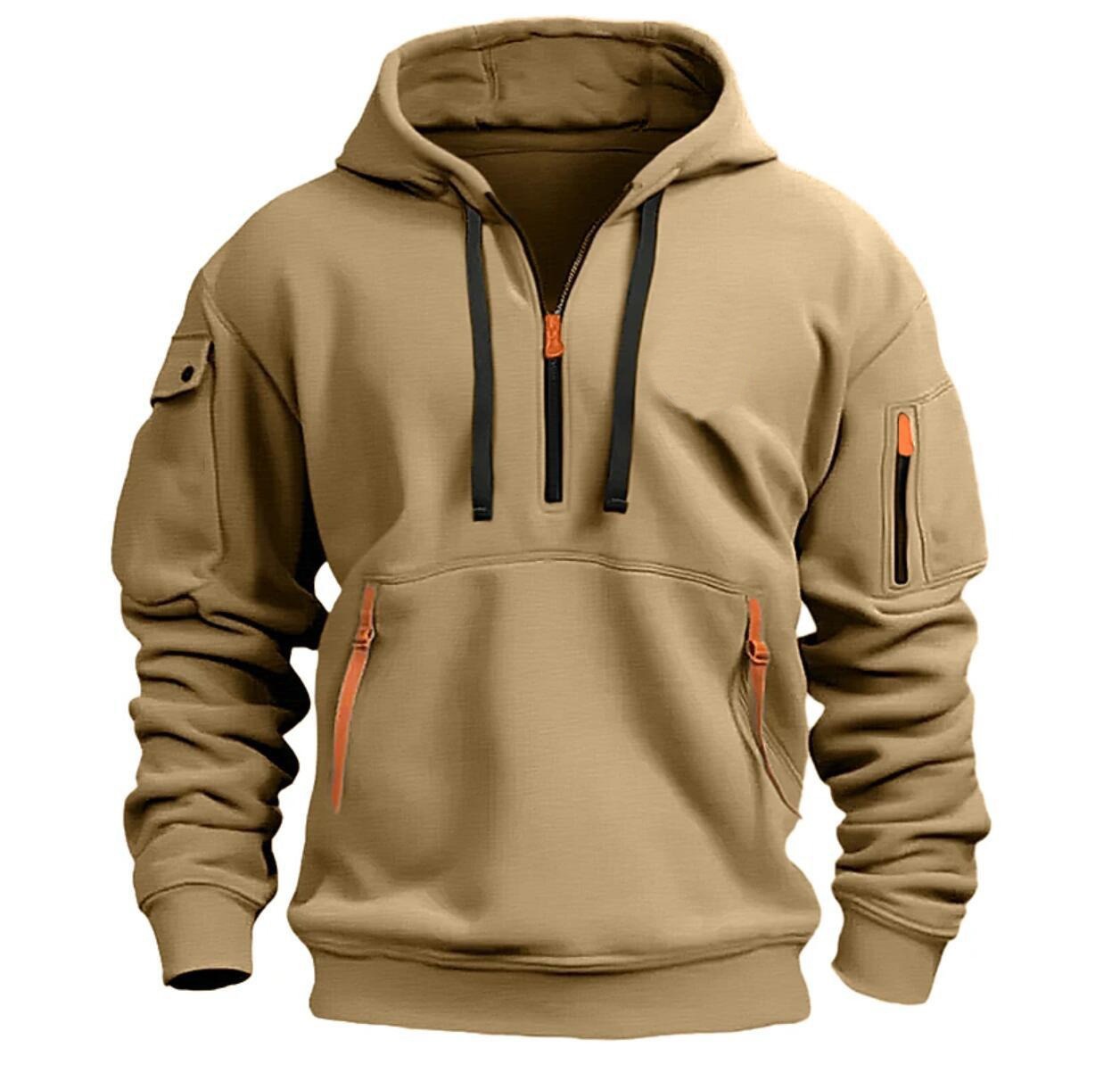 Cotton Dropped Shoulder Hooded Sweatshirt | Streetwear