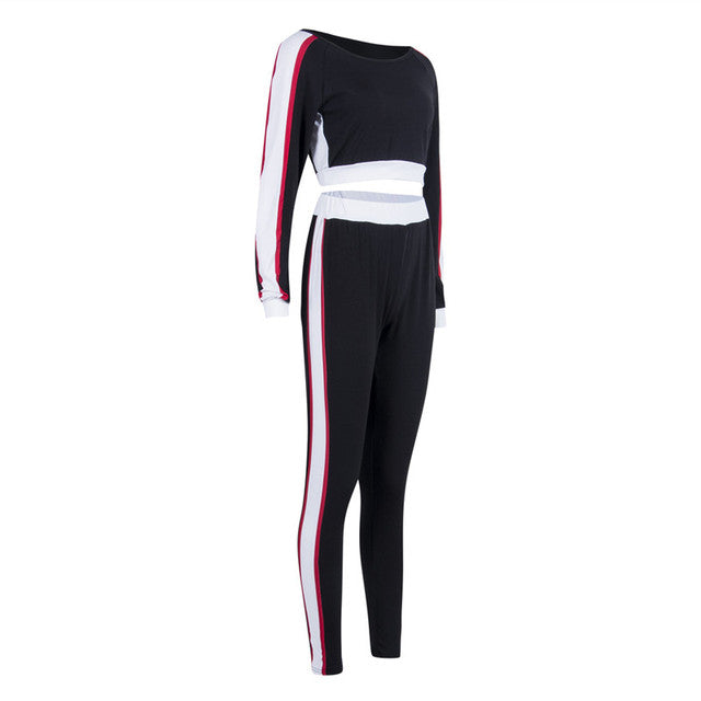 Women's 2-Piece Cotton Pullover Sweatsuit Set | Streetwear