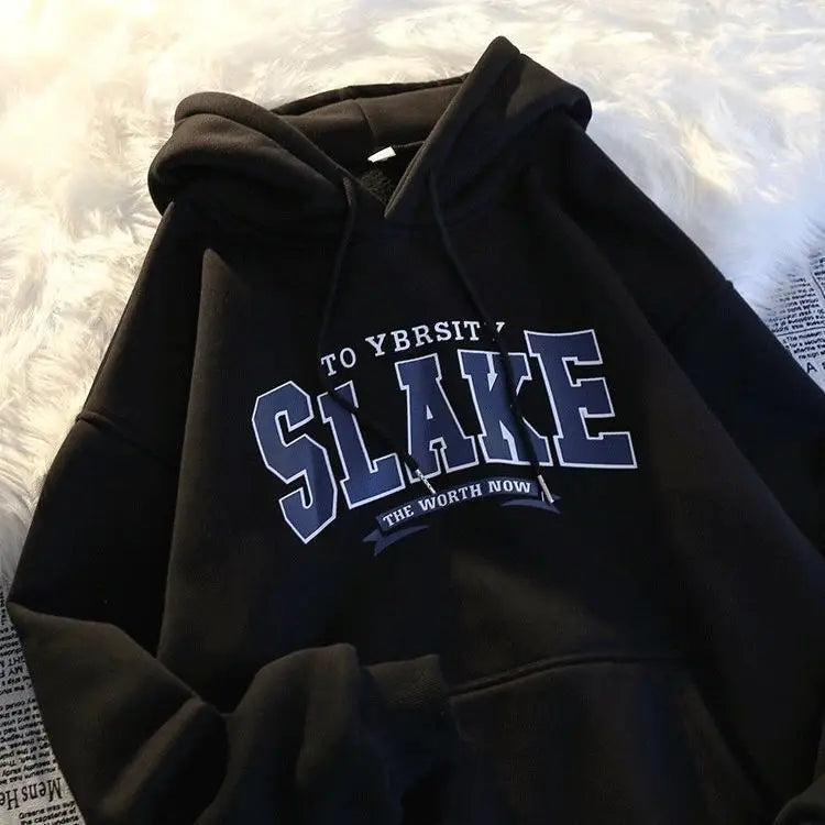 Fleece Hooded Sweatshirt for Women - Loose Fit Top | Streetwear