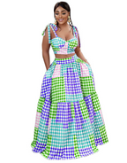 Summer Camisole and Hip Skirt Dress Two-Piece Set