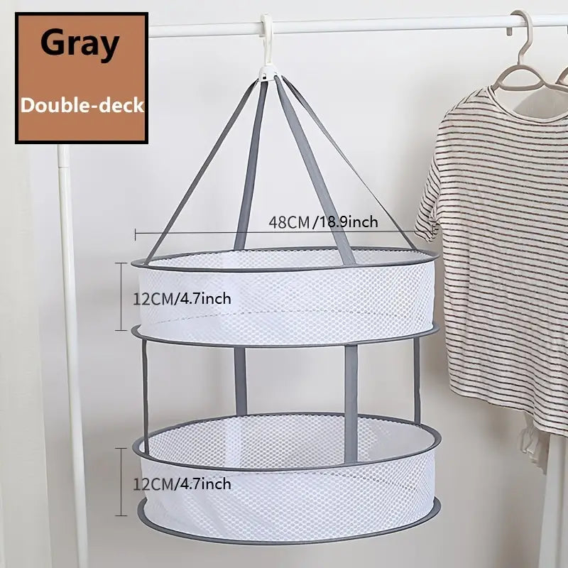 1 Piece Flat Mesh Drying Bag for Socks and Lingerie