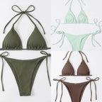 2023 New Sexy Three-Piece Bikini Swimwear Set