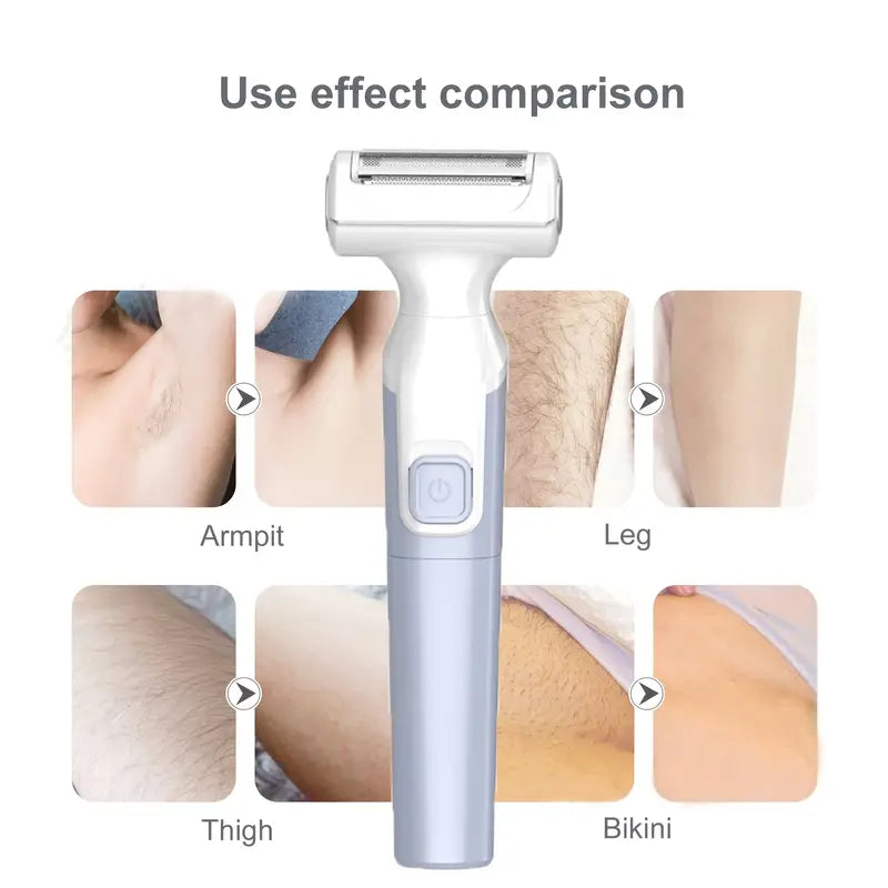 2-in-1 Women's Electric Shaver & Bikini Trimmer