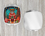 Boxer Christmas Compact Mirror
