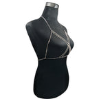 Rhinestone Beach Body Chain Harness