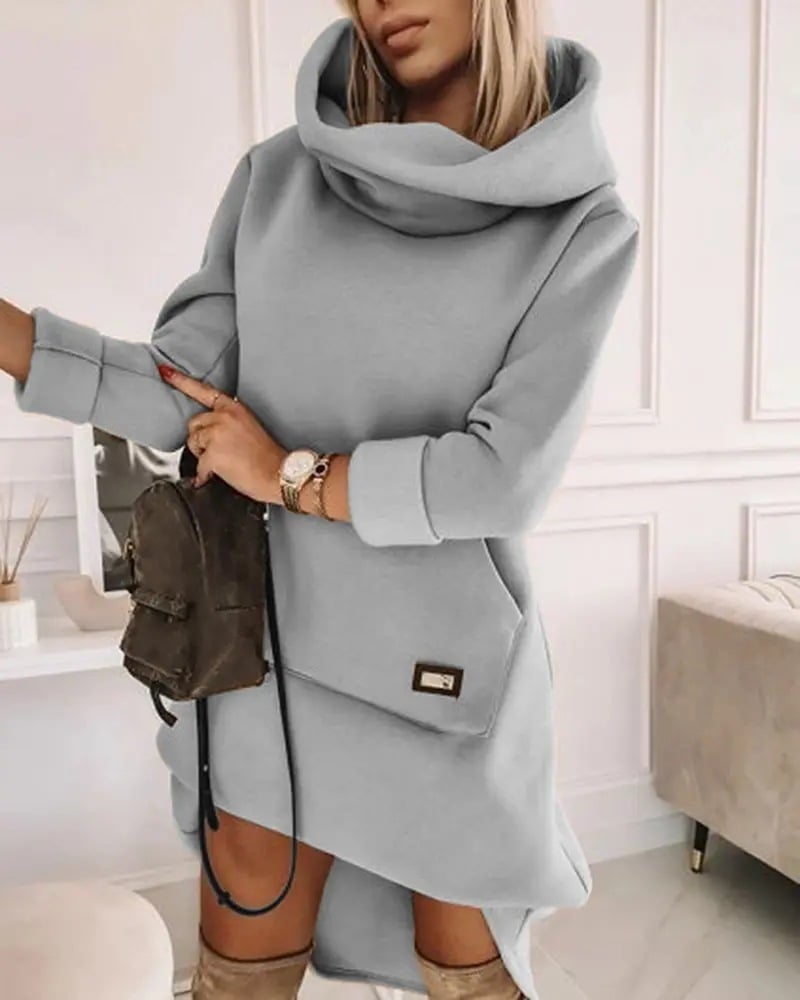Long Sleeve Hooded Casual Pullover for Women | Streetwear