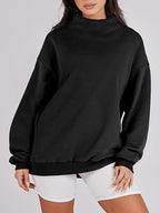 Solid Color Long Sleeve Pullover for Women | Streetwear
