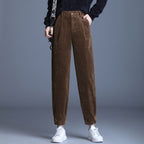 Papa Harlan Cropped Corduroy Trousers for Men