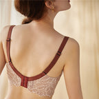 Lace Bra Set with Comfortable Thin Cups (Plus Size)