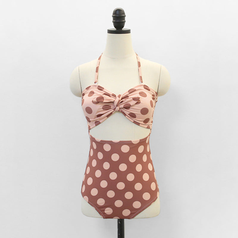 High-Waisted Slimming One-Piece Swimsuit