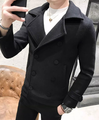 2023 Men's Quality Casual Solid Wool Coat (Winter)