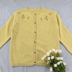 Fashionable Knitted Sweater Jacket for Girls