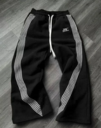 Striped Fleece Lined Pants