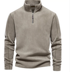 Men's Fleece Stand-Collar Zipper Sweatshirt | Streetwear