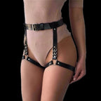 High Waist Suspender Belt for Lingerie Binding