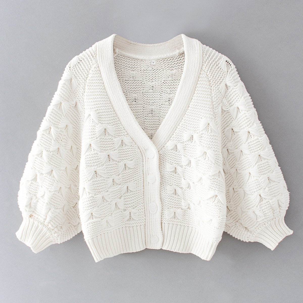 Wishful Knot Knitted Jacket in European & American Style