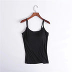 Plus Size Women's Modal Wireless Cami Bodysuit Top