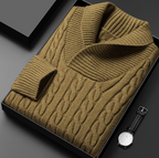 Men's Long-sleeve Slim Fit V-neck Pullover Sweater | Streetwear