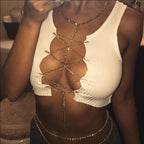 Sexy Sleeveless Ribbed Crop Top in Solid Color