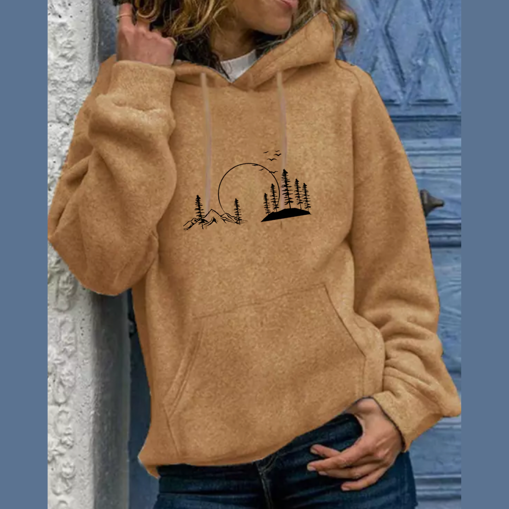 Hooded Solid Color Versatile Casual Hoodie for Youth | Streetwear