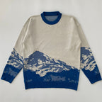 Tide Brand Men's Gradient Knit Snow Mountain Sweater