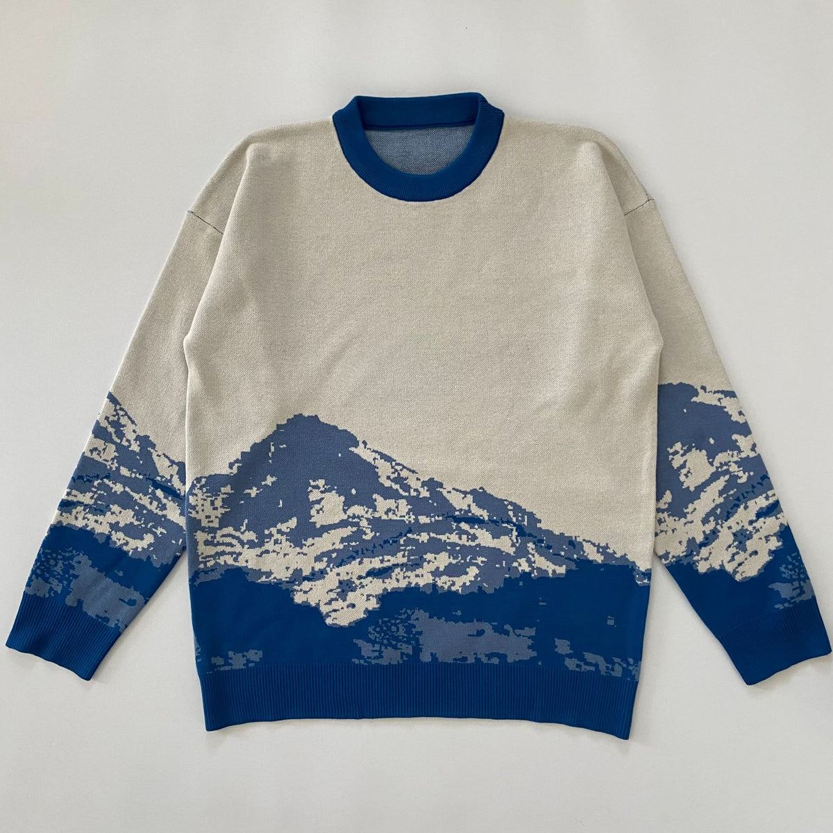 Tide Brand Men's Gradient Knit Snow Mountain Sweater