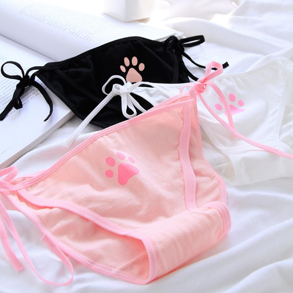 Cute Lolita Animation Print Low Waist Ladies Panties