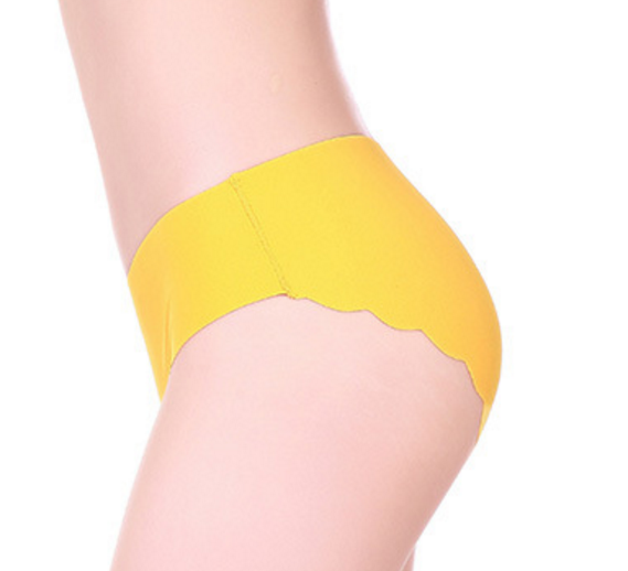 Silk Feel Women's Mid-Low Waist Seamless Thongs