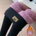 Women's Winter Fleece-lined Thick Warm Pants