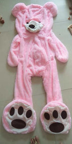 Giant Teddy Bear Plush Leather Shell