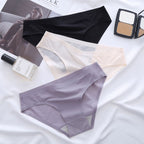 Breathable Seamless Ultra-Thin Ice Silk Panties
