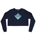 Women's Tropical Crop-Top Sweatshirt