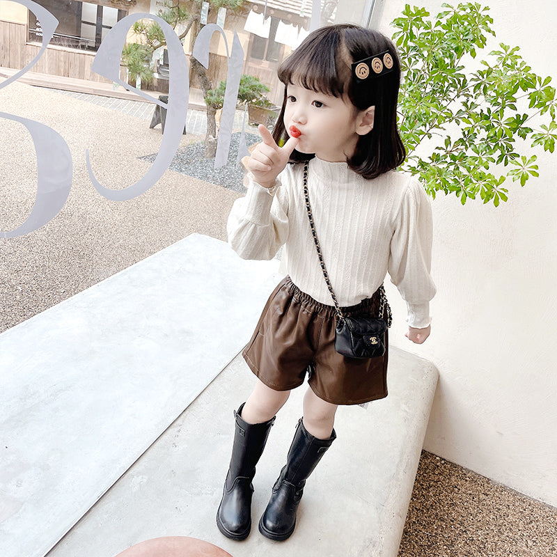 Western-Style Pullover Sweater Top for Girls | Streetwear