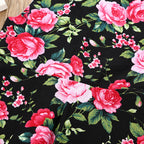 Summer Floral Dress for Toddler Girls with Bow Headband