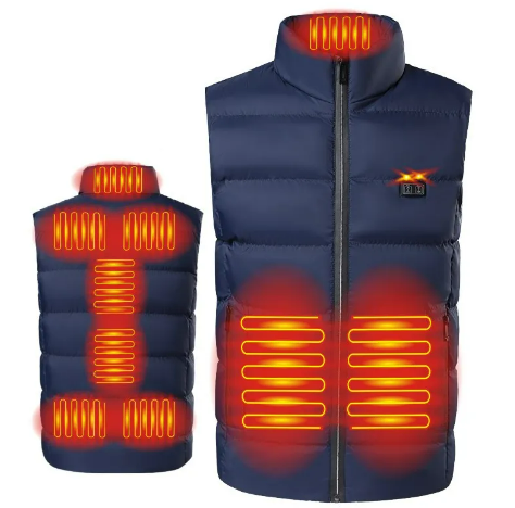 9-Zone USB Heated Vest Jacket for Winter Hunting and Hiking