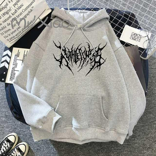 Solid Color Pocket Printed Hoodie | Streetwear