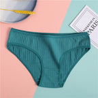 Cute Ladies' Low Waist Breathable Cotton Panties