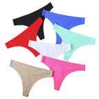 Comfortable Low Waist Ice Silk Thong for Women