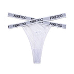 Transparent Cross Strap Women's Thong T-Panties