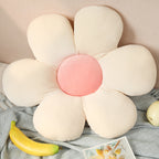 Soft Cartoon Flower Plush Pillow - Decorative Home Cushion