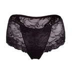 Summer Silk Knit Lace Trim Low Waist Women's Shorts